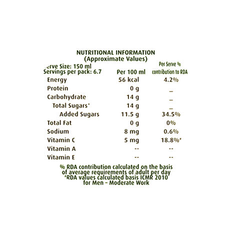 Dabur Real Fruit Power Vitamin Boost Litchi Juice