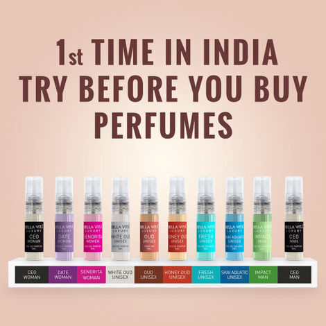 Bella Vita Luxury Unisex Trial Perfumes Pack For Men And Women