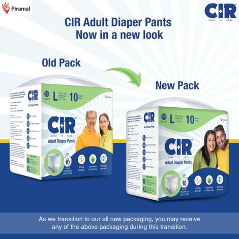 CIR Adult Diaper ( Pants, L , 90-120 cm)
