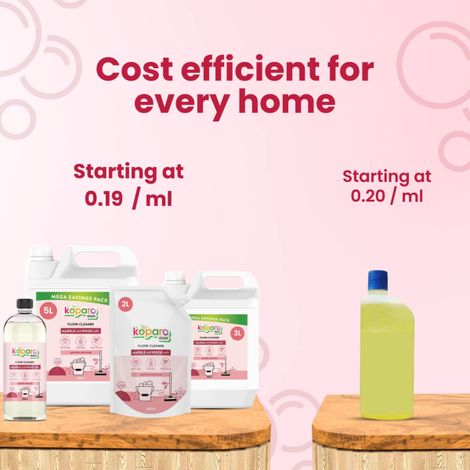 Koparo Clean Jasmine & Rose Floor Cleaner | Marble-Safe & Pet-Safe