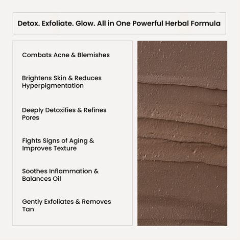 Wild Oak Tulsi, Neem and Kesar Face Scrub and Mask | Anti Acne, De-Tan, Open Pores and Pigmentation