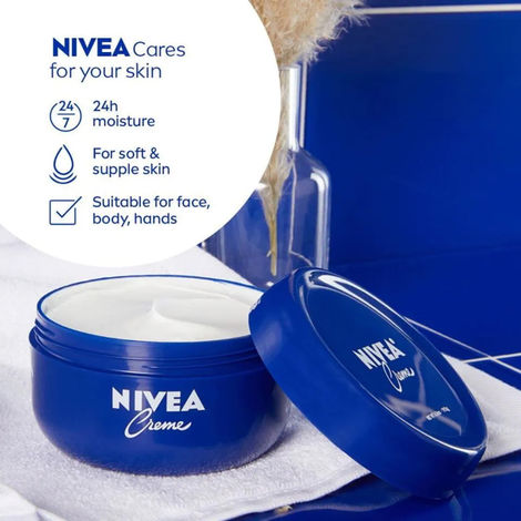NIVEA Creme|Multi Purpose Cream|Gentle moisturizer|All Skin Types|All Season Cream