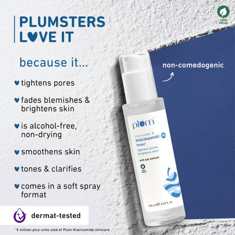 Plum Rice Water & Niacinamide 3% Toner