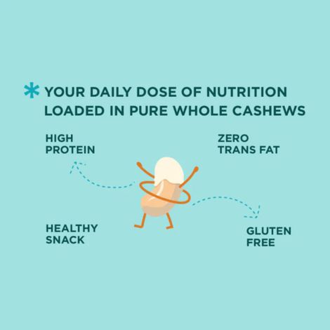 Open Secret Premium Whole Cashews (Kaju) -High Protein, Fasting Vrat Special, Healthy Snacking