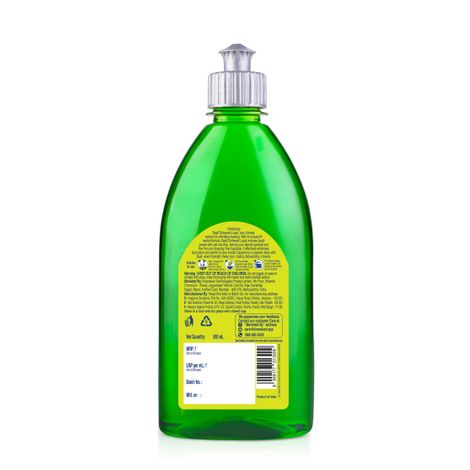 BAY6 Dishwash Gel Liquid Lime Tough Grease & Foul Smell Removal