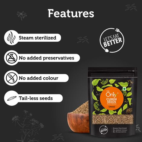 On1y Whole Cumin Seeds, Sabut Jeera Spices