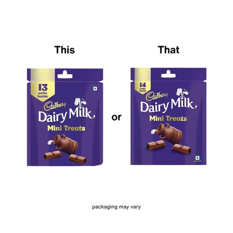 Cadbury Dairy Milk Mini Treats Chocolate Pack