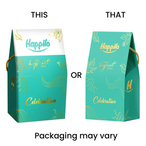Happilo Celebration Premium Gift Box | Dry Fruit Robbin Potli
