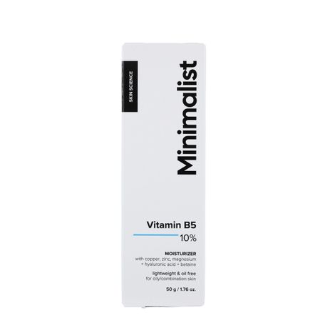 Minimalist 10% Vitamin B5 Oil-free Face Moisturizer Gel