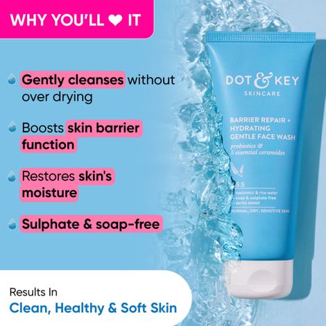 Dot & Key Barrier Repair + Hydrating Gentle Face Wash