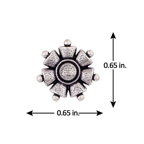 Voylla Nayantara Floral Motif Stud Earrings