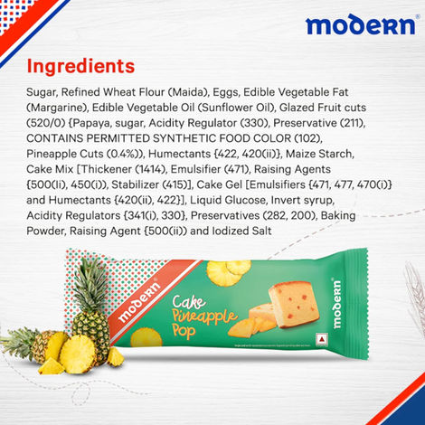 Modern Pineapple Pop Cake