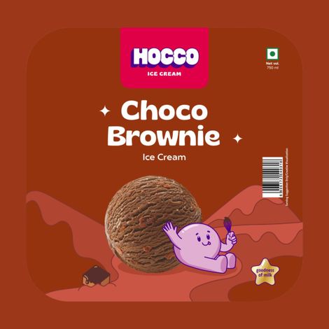 Hocco Choco Brownie Ice Cream Tub