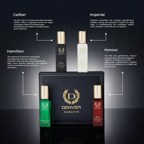 DENVER Hamilton EDP- SRK's Favorite Luxury Gift Pack Set Eau de Parfum (For Men)