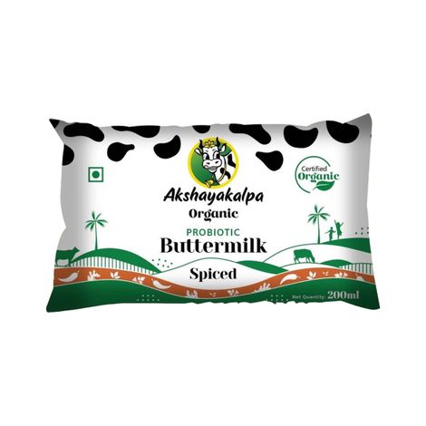Akshayakalpa Organic Probiotic Spiced Buttermilk
