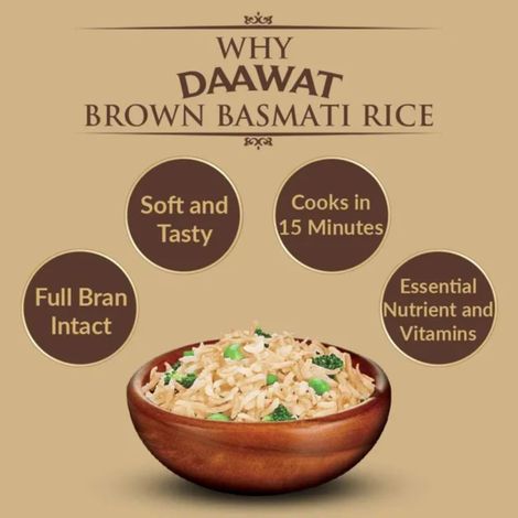 Daawat Brown Basmati Rice | Long Grain