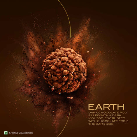 Fabelle Elements Pralines - 5 Handcrafted Dark Chocolates