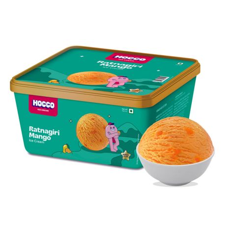 Hocco Ratnagiri Mango Ice Cream Tub