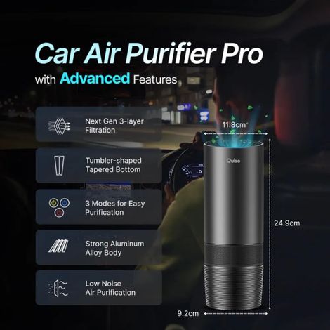 Qubo Car Air Purifier Pro from Hero Group