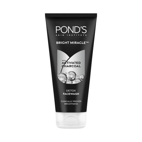 Pond's Bright Miracle Detox Facewash With 10X Power Of Charcoal