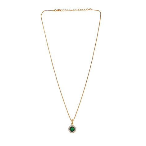 Voylla Sparkling Essentials Green Round Cut Zircon Box Set