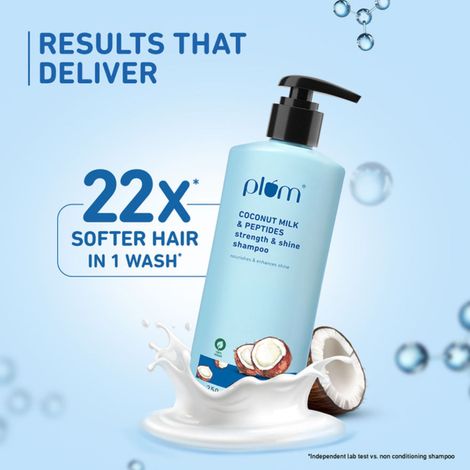 Plum Coconut Milk & Peptides Strength & Shine Shampoo