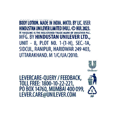 Vaseline Intensive Care Aloe Fresh Body Lotion