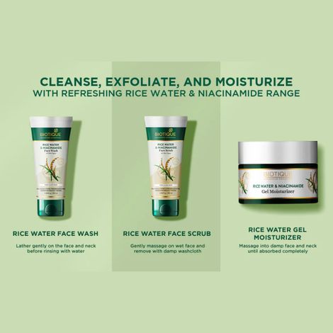 Biotique Rice Water & Niacinamide Gel Face Wash