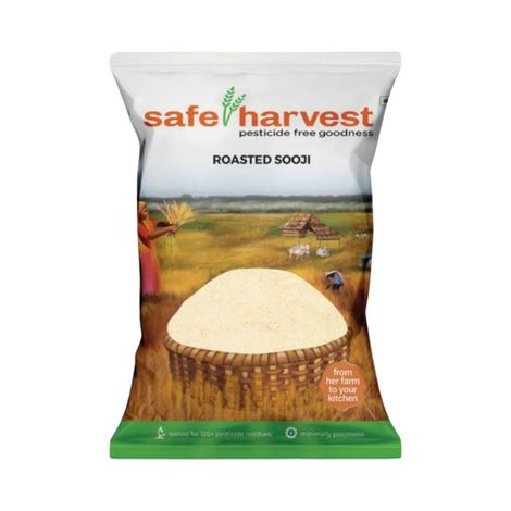 Safe Harvest Pesticide-Free Roasted Sooji