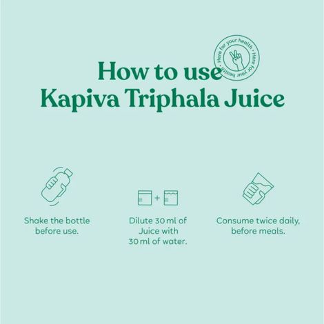 Kapiva Ayurveda Triphala Laxative Herbal Juice