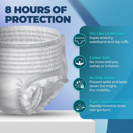 B-FIT Adult Pants Diapers (L, 30-56")