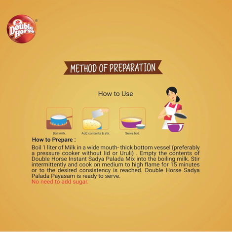 Double Horse Instant Sadya Palada Mix Combo
