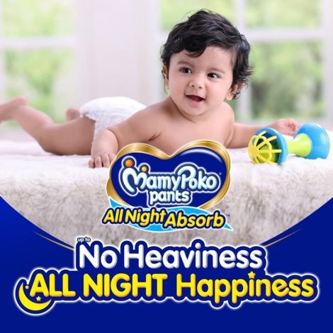 Mamypoko All Night Absorb Baby Diapers | Pant Style | NB | 96 pcs