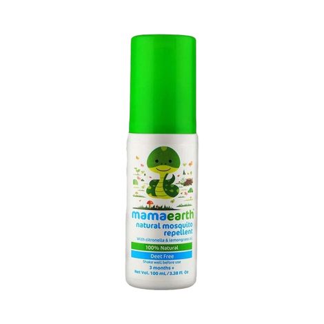 Mamaearth Natural Mosquito Repellent With Citronella & Lemongrass Oil