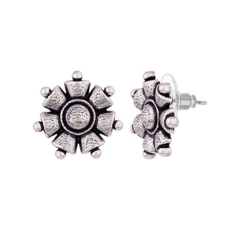 Voylla Nayantara Floral Motif Stud Earrings