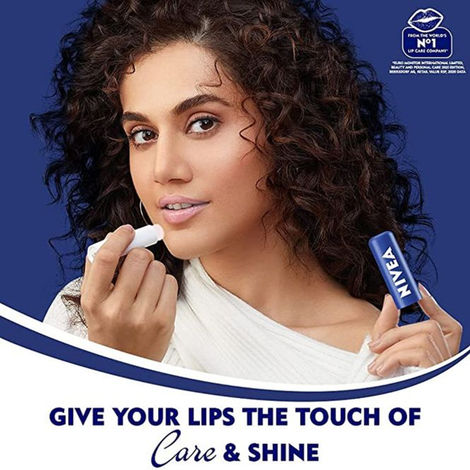 Nivea Lip Balm Original Care for 24h Moisture with Shea Butter & Natural Oils