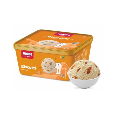Hocco Biscotti Ice Cream Tub