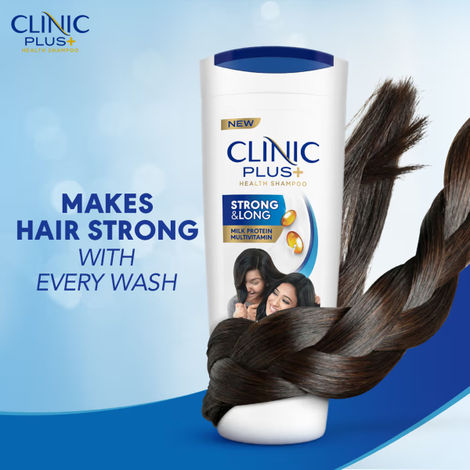 Clinic Plus Strong & Long Shampoo with Milk Proteins and Multivitamins