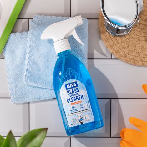 BAY6 Glass and Surface Cleaner 2X Shine Tough Dirt & Grease Removal