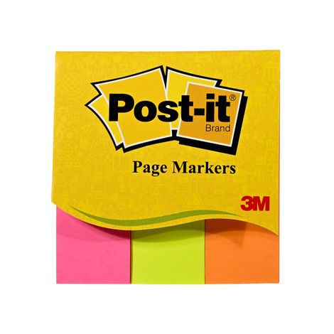 Post-it Sticky Notes - 25 mm X 76 mm | Multicolour | Paper | Rectangular | 150 Sheets
