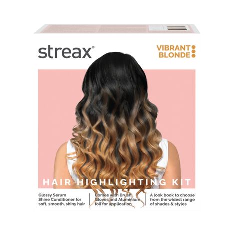 Streax Hair Colour Highlighting Kit Vibrant Blonde For Women