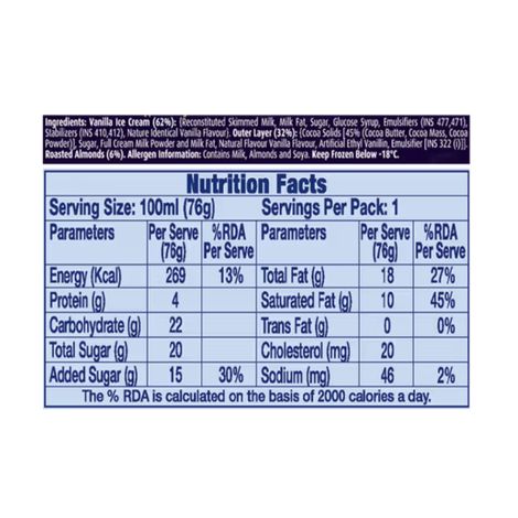 London Dairy Ice Cream - Chocolate Almond Stick