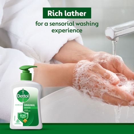 Dettol Original Liquid Hand Wash Pump | 99.99% Germ Protection