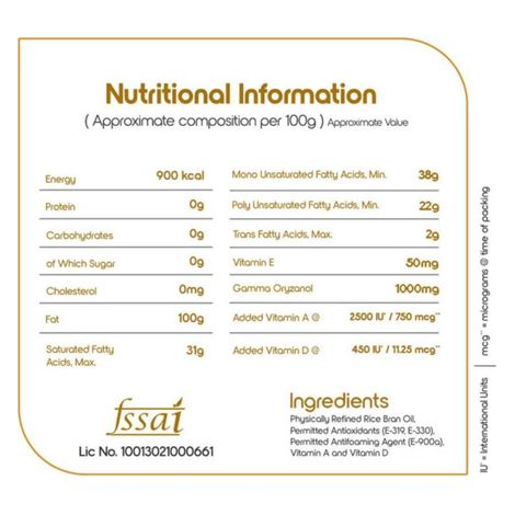 Fortune Rice Bran Health Oil | Jar