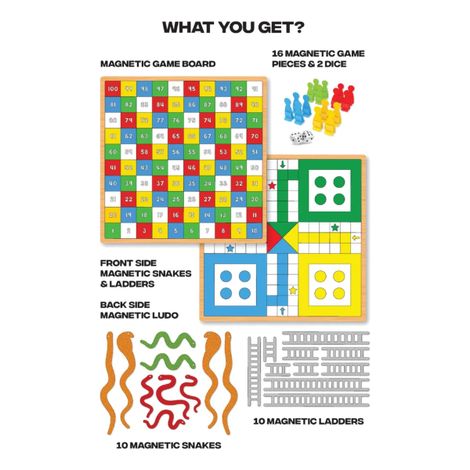 Play Panda Magnetic Snakes & Ladders Infinity Small - Set a new board each time you play