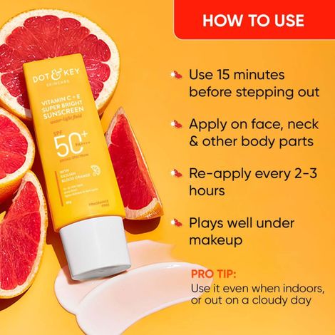 Dot & Key Vitamin C + E Super Bright Sunscreen SPF 50