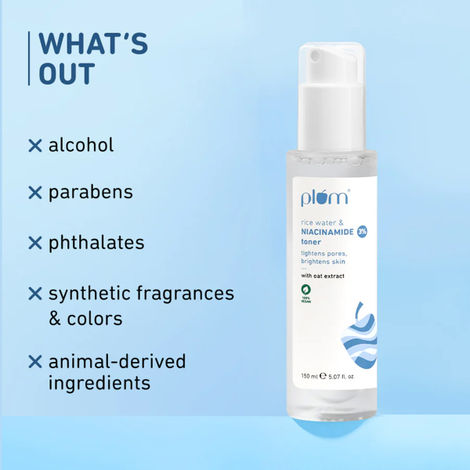 Plum Rice Water & Niacinamide 3% Toner