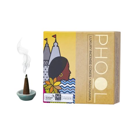 Phool Nagchampa Dhoop Cones | 100% Natural Certified Incense Cones