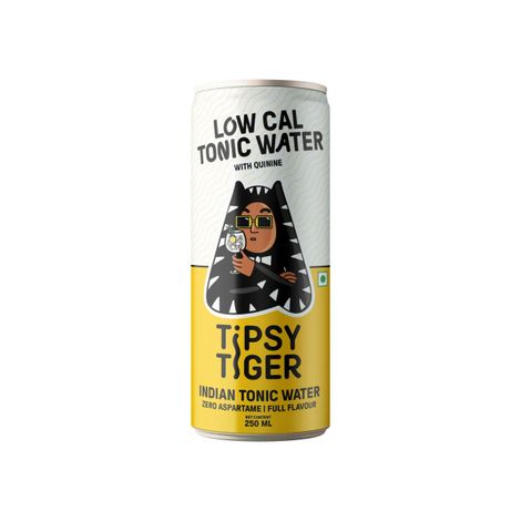 Tipsy Tiger Ginger Ale (With Real Ginger)(250ml) & Tipsy Tiger Low Cal Tonic Water(250ml) Combo