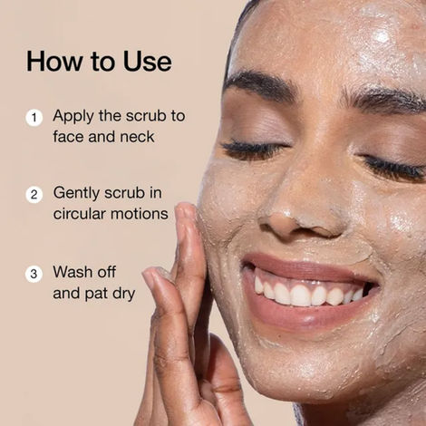 mCaffeine Coffee Face Scrub for Fresh & Glowing Skin - Removes Tan